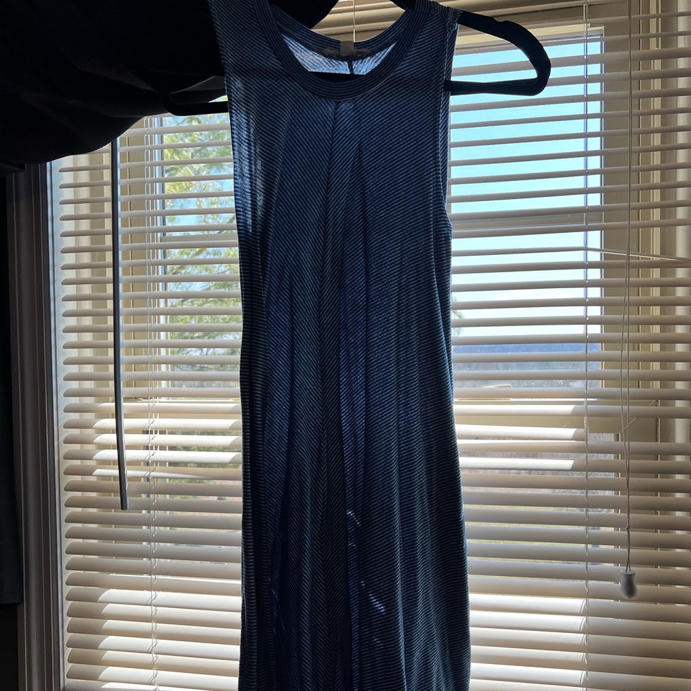 Cute little blue and white sun dress